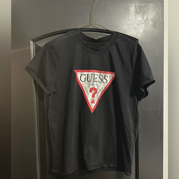 Women’s Guess Eco Triangle Logo Tee Size XL - Picture 9 of 11